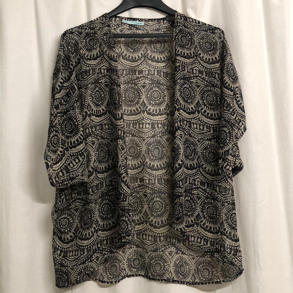 Maurice’s Cardigan Open Swim Cover up Top